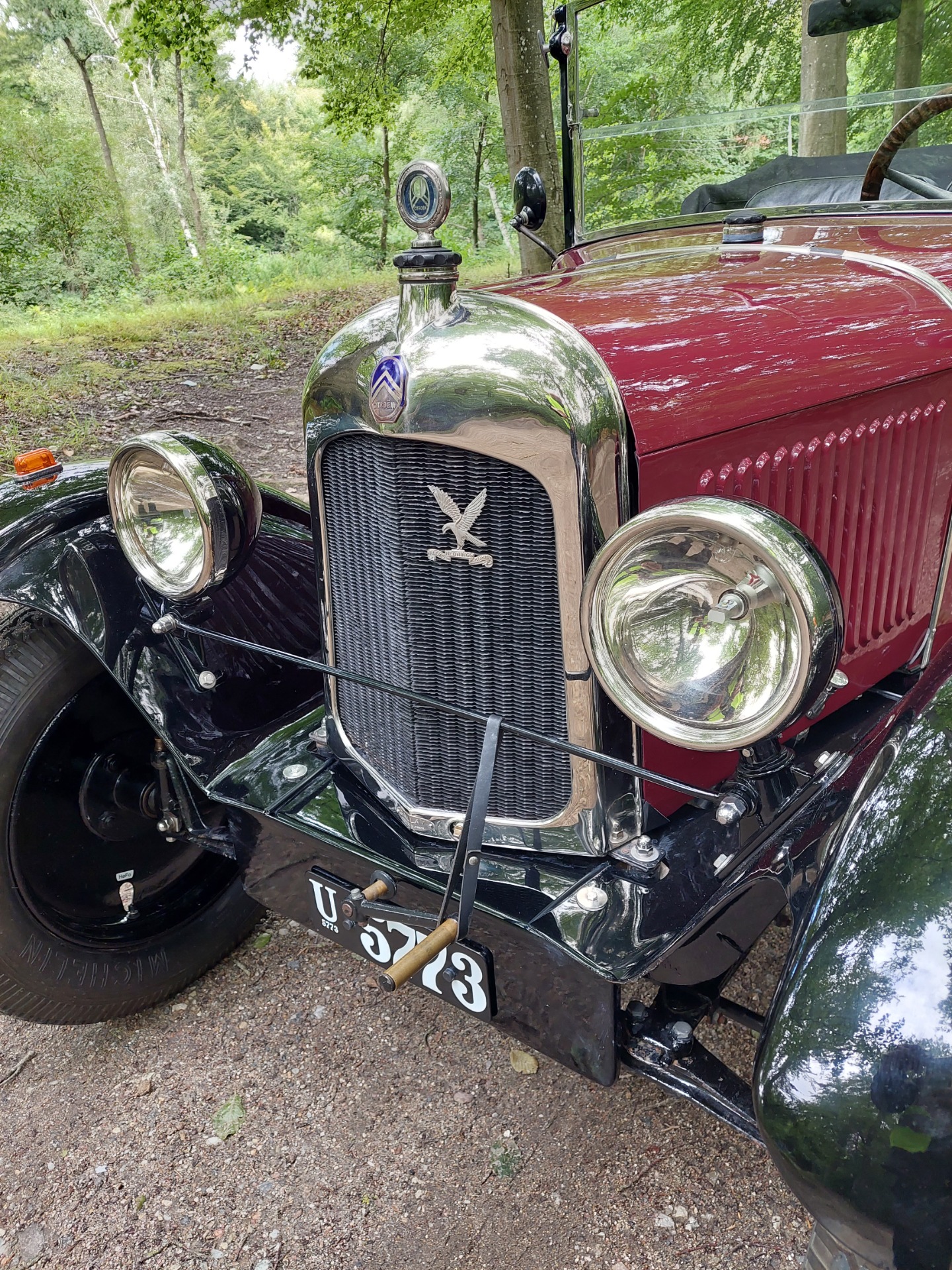 A car from the childhood of the automobile